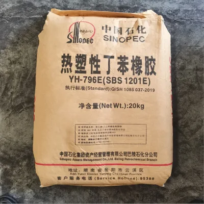 Chemical Resistance Molding Grade SBS From Hunan SINOPEC Brand Natural White Solid Granules for Profiles