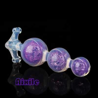 Platinum Silicone Dildo Crystal Anal Plug Fantasy Anal Bead Penis for G Spot Stimulation Anal Butt Plug Massager Adult Sex Toy
