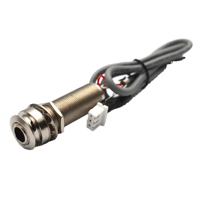 Acoustic Guitar Endpin Jack Wire 6.35 Pin Jack Socket to 3 Pin Plug Pick up Cable