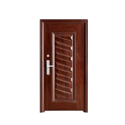 China New Model Steel Door Security Steel Wrought Iron Entry Door