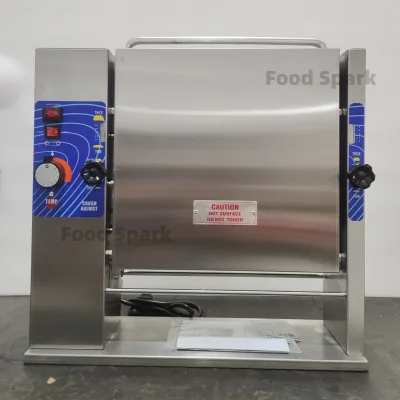 Electric Hamburger Bread Machine Table Top Bun Toaster Stainless Steel Toaster