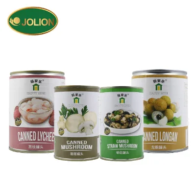JOLION Brands Sweet Fresh Lychee Canned Food Bulk Wholesale Canned Fruit in Syrup