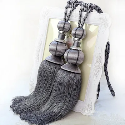 Ready Goods Macrame Curtains Tiebacks Tassels