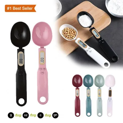 Jumon Electronic Kitchen Spoon Scale 500g LCD Digital Coffee Scale Kaffeewaage Digital for Milk Bscula De Cocina Spoon Scale