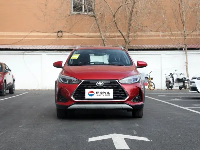 Cheap Low Mileage Used Toyota YARiS L Zhixuan X 2022 1.5L CVT Deluxe PLUS Leather Seats,pre Owned Gasoline Hatchback