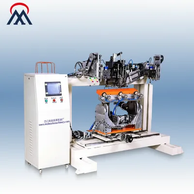 High Speed 6 Holes / Second Brush Tufting Machine with Non Stop Production for Industrial Jade Polish Brushes