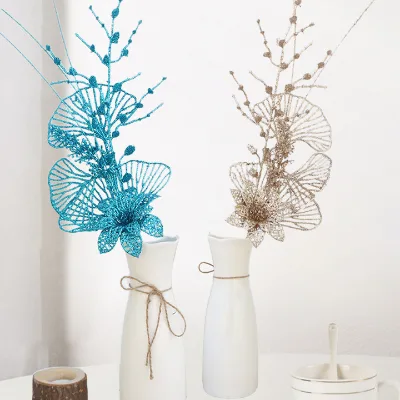 New Arrival Beautiful Christmas Flower Decorations Combinations Accessories