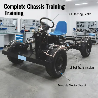 Automobile Chassis Test Bench Educational Equipment Sensor Experiment Training Schools Academies Metal Education Board Electric