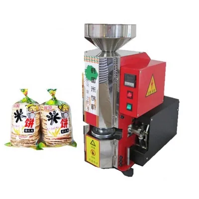 Automatic Puffed  Make Cakes Popped Rice Cracker Making Machine Korean Cake Maker Manufacturers