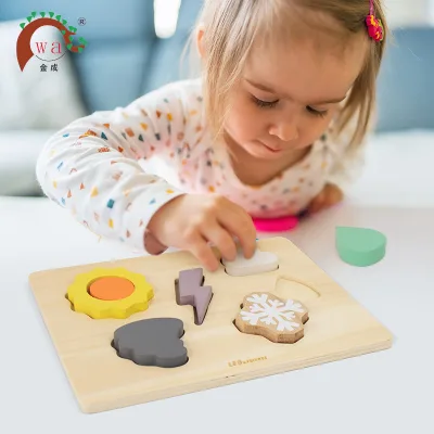 Wooden Weathe Shape Sorter Board Early Learning Toy