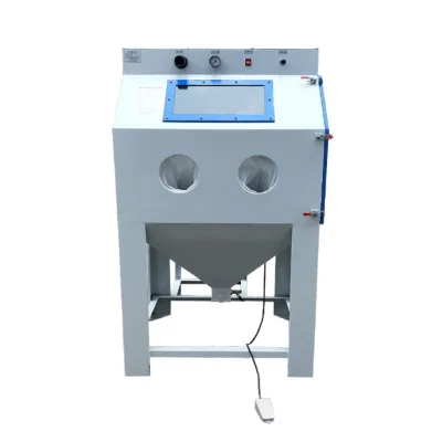 Industrial Grade Cabinet Type Sandblasting Machine,Enclosed Sandblasting Cabinet
