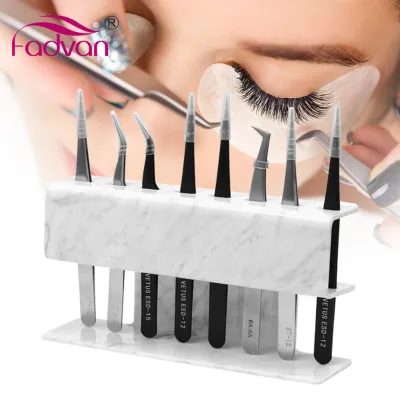 Russian Volume Eyelash Tweezers Cilia Pincer Private Label Lash Extension Tweezer Fine Super Pinzette Clippers Eyelash Extension
