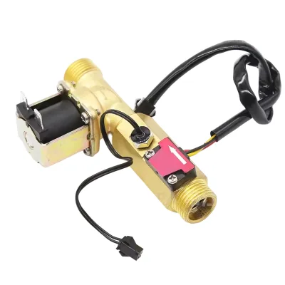 Hot Selling Brass Water Solenoid Valve Turbine Flowmeter Flow Control Compact Durable for Wholesale