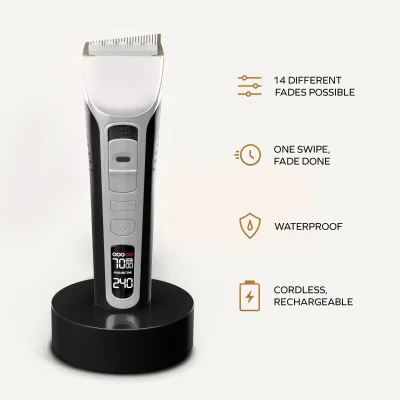 Professional Wireless Titanium Coated Fading Hair Trimmers Clippers USB Waterproof Hair Trimmer for Men