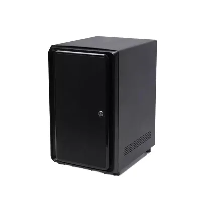 High Quality 8-Bay Mini-ITX Aluminum Storage Case for NAS Server Includes Ethernet Interface & Supports Cloud Storage PSU & RAM