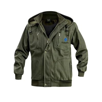 AI-MICH Autumn and Winter Janitor Uniforms Suits Fleece Cold Protection Wind Protection Warmth Wear Resistance Support Samples