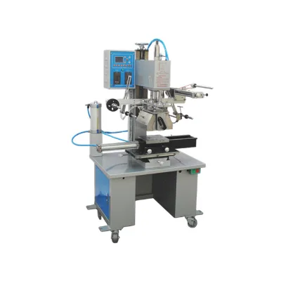 Semi Auto Silicon Wheel Lines and Patterns Hot Stamping Machine Hot Stamping Small Bottle Machine