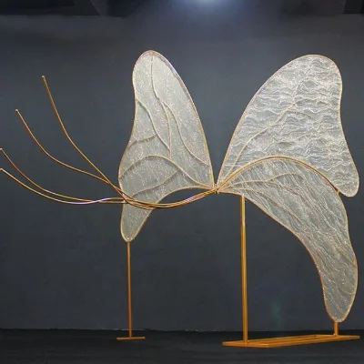 Hot Sale Custom Flower Stand Wedding Butterfly Background Decoration