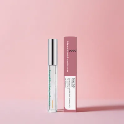 Water-Activated 3ml Eyelash Growth Serum Moisturizing Eyelash Enhancer Gel for Long Eyelashes Eye Care Liquid Form with Labeling