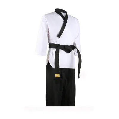 Wholesale Custom White Black Taekwondo Uniform Suits Lightweight Judo Martial Arts Karate Uniform