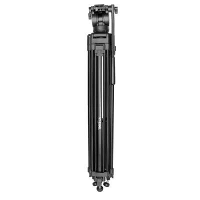 VT-2500L Aluminum Alloy Professional Video Tripod Camera Phone Video Stand Tripod for DSLR Camera Video Recorder Camera Tripod