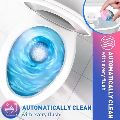 Concentrated Disposable Eco-Friendly Double Effect Solid Toilet Bowl Cleaner Fruit Fragrance Blue Bubble Block Active