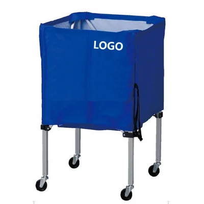 Folding Aluminium & Nylon Ball Cart for Volleyball Basketball Futsal & Football-OEM Customizable