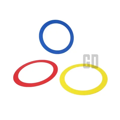 3 Colors Juggling Rings Agility Ring