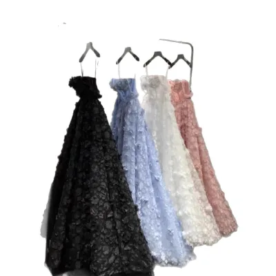 New Women's Elegant Sweetheart Lace Spaghetti Strap Evening Dress Sweet Formal Sleeveless Floor-Length Party Gown Customized
