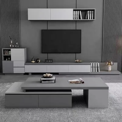 Modern Luxury Luxury Living Room Furniture Mental Top Coffee Tables Indoor Fashionable Family Home Tables for South America V