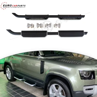2020-2021year High Quality Defender L663 Stainless Steel Material Side Step Fit for Defender Car Side Skirt Car Side Step Board