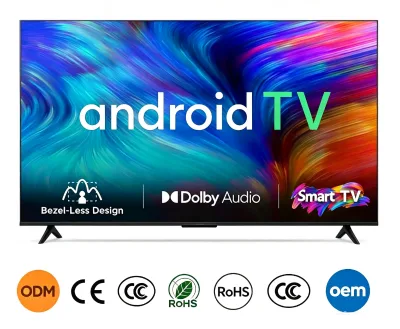 Africa Manufacturer Smart Tv Television 32 40 43 50 55 65 Inch LED Tv With Android WiFi Language Adjustable