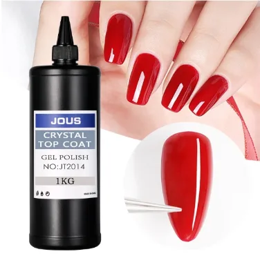 Pebeo PJ-11 OEM/ODM High Quality Eco-friendly Resin Crystal Top Coat Nail Polish Bright UV Protection Long Lasting No Yellowing