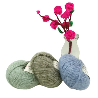 Bamboo Wool Blended Fancy Knitting  Baby Yarn Natural for Knitting