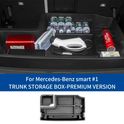 Wholesale Smart 1 Car Trunk Storage Organizer Box Black PP Material