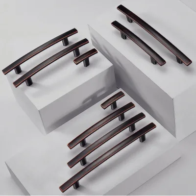 Stainless Steel Cabinet Knob Single Hole Cabinet Handle Hardware for Zinc Alloy Kitchen Pulls Set of Ten