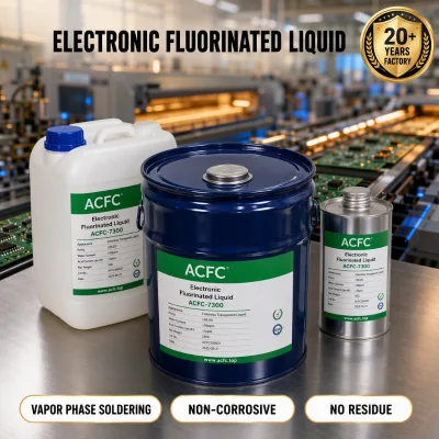 7300 Electronic Fluoride Liquid 40KV Dielectric Strength for Precision Cleaning Thermal Cooling 1KG 5KG 25KG