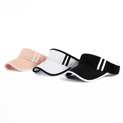 Sports Customized Blank Flat With Foam Custom Color Sun Visor Cap Hat for Movement Men or Women