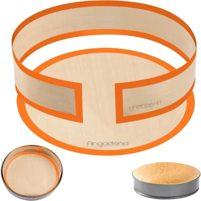 Orange Grey Color Silicone Baking Mat Non-Stick Food Safe Oven Safe for Cookies