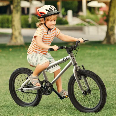 16 Inch Kids BMX Style Bike Easy to Ride for Boys and Girls Aged 4-8