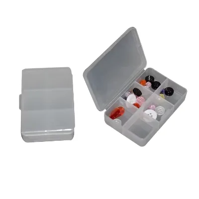 Wholesale Eco-friendly Smart Pill Dispenser with 6 Compartments Pill Storage Cases Weekly Medicine Storage Box