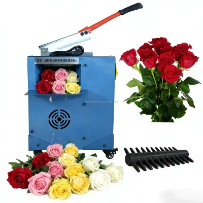 High Productivity Flower Rose and Leaf Removing Farm Machine Featuring Core Gear Components