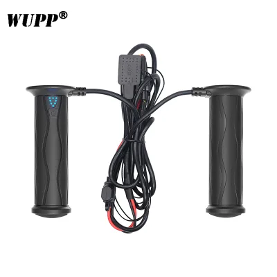 WUPP 7/8 Heating Handgrips for Atv with Thumb Heater,Integrated Design with Memory,5 Stages Temperature Control+ Neutral Gear
