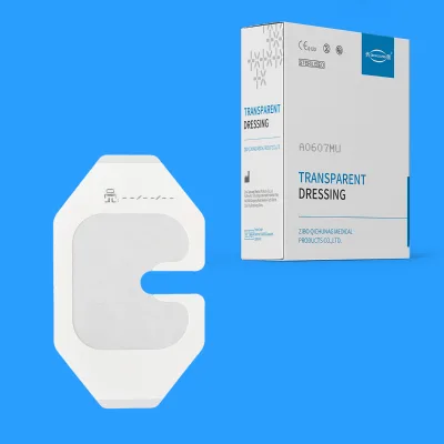 6 cm X 7 cm IV Catheter Fixation Wound Plaster With U Port/IV Wound Dressing With CE Approved 100Packs