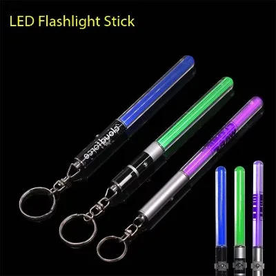 LED Acrylic Cheer Stick Mini Light-Emitting Flash Stick Keychain Custom Size for Party Favors or Holiday Advertising Gift