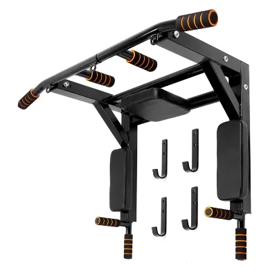 Wall Mounted Doorway Pull up Bar Chin up Bar Multifunctional for Indoor Home Gym Workout