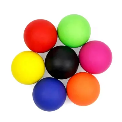 Wholesale Colorful Custom Logo Fitness Gym Fitness Equipment Balls Workout Exercise Training Rubber Massage Lacrosse Ball