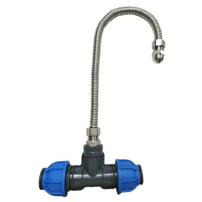 Factory Direct Superpiping Stainless Steel Hose 1/2 Stainless Steel Nozzle Female Tee Fitting For Solar Panel Cleaning