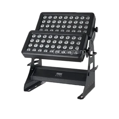 Building Exterior Lighting Waterproof Double Heads City Colors 72 X 10w 4in1 RGBW Wall Washer Lamp IP65 Outdoor Led City Color