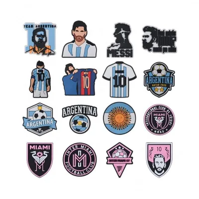 Hot Selling Sports Charms Pvc Shoe Charms Diy Cartoon Design Clog Charms